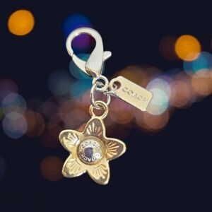 Small Coach Flower Charm